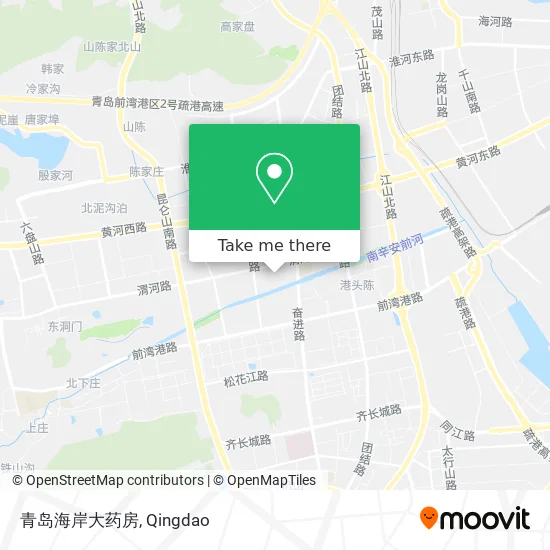 青岛海岸大药房 map