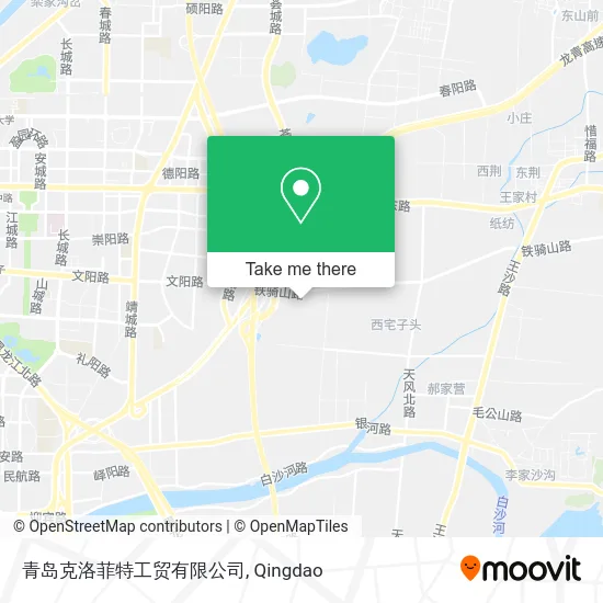青岛克洛菲特工贸有限公司 map
