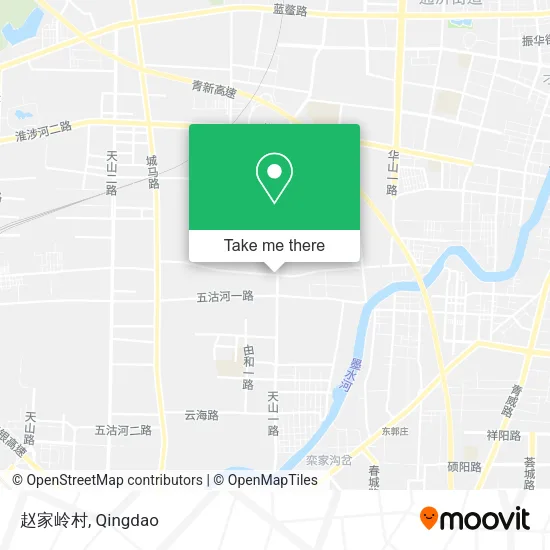 赵家岭村 map