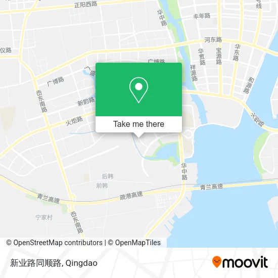 新业路同顺路 map