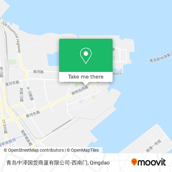 青岛中泽国货商厦有限公司-西南门 map