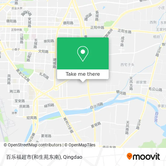百乐福超市(和生苑东南) map