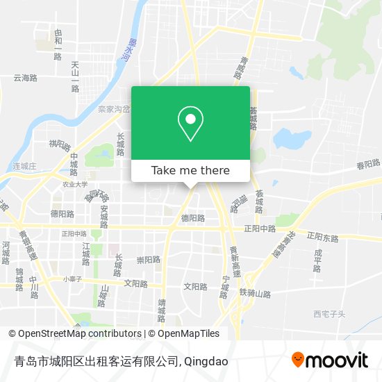 青岛市城阳区出租客运有限公司 map