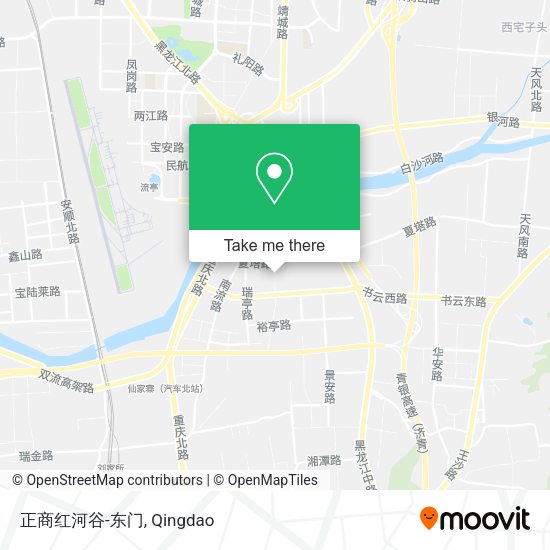正商红河谷-东门 map