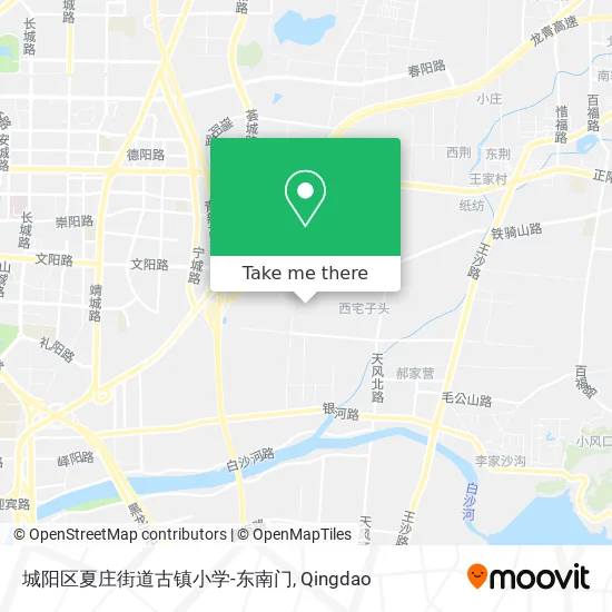城阳区夏庄街道古镇小学-东南门 map