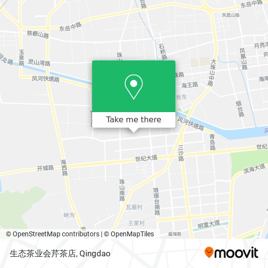 生态茶业会芹茶店 map