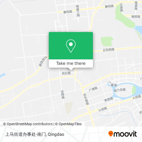 上马街道办事处-南门 map