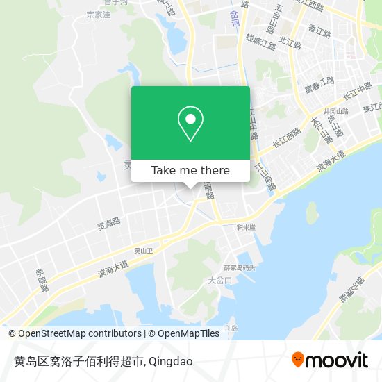 黄岛区窝洛子佰利得超市 map