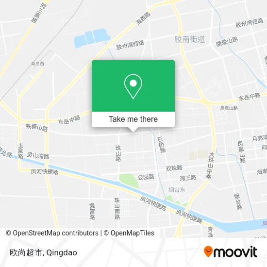 欧尚超市 map