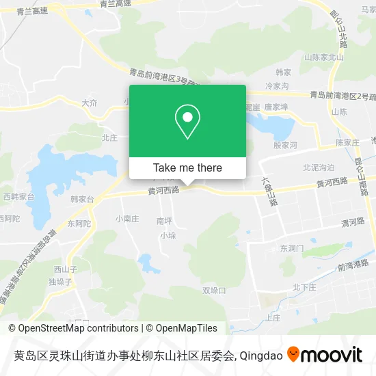 黄岛区灵珠山街道办事处柳东山社区居委会 map