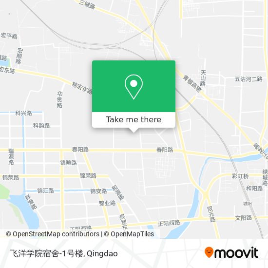 飞洋学院宿舍-1号楼 map