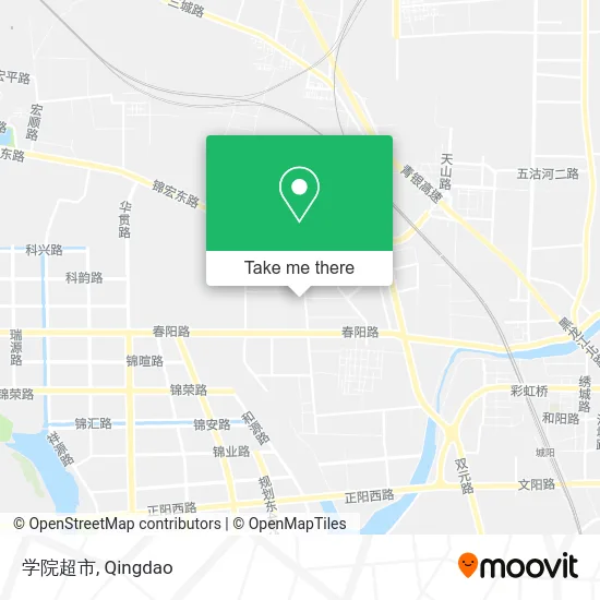 学院超市 map