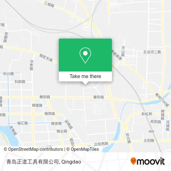 青岛正道工具有限公司 map