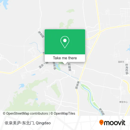 依泉美庐-东北门 map