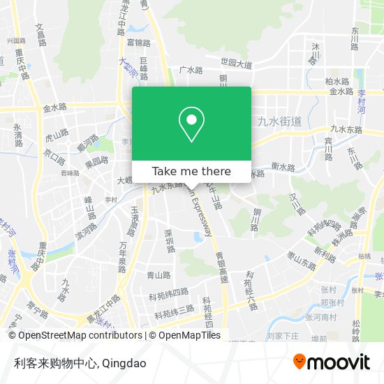 利客来购物中心 map