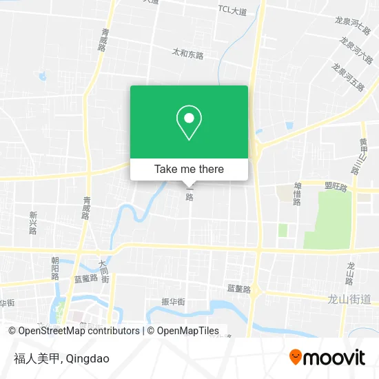 福人美甲 map