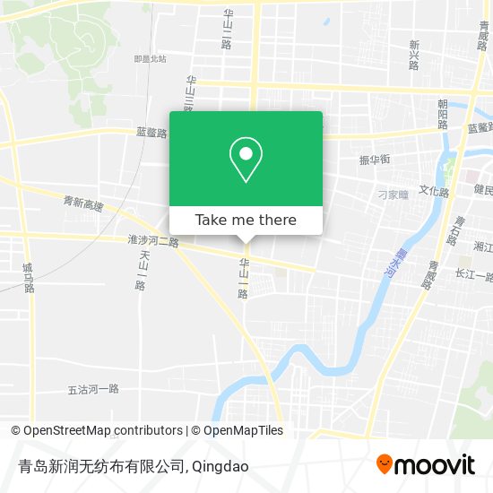 青岛新润无纺布有限公司 map
