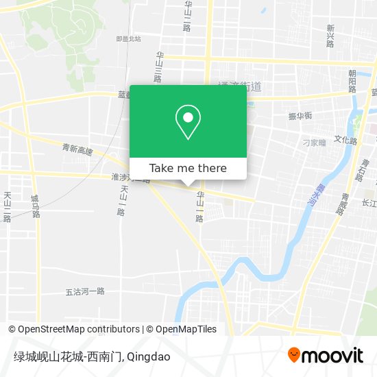 绿城岘山花城-西南门 map