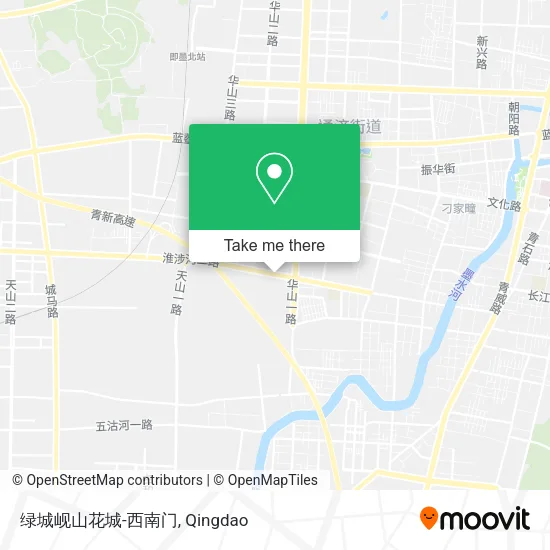 绿城岘山花城-西南门 map