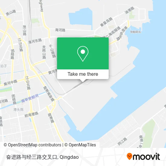 奋进路与经三路交叉口 map