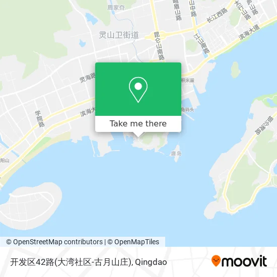 开发区42路(大湾社区-古月山庄) map