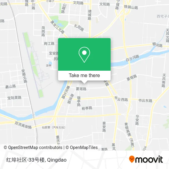 红埠社区-33号楼 map