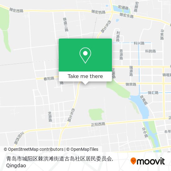 青岛市城阳区棘洪滩街道古岛社区居民委员会 map