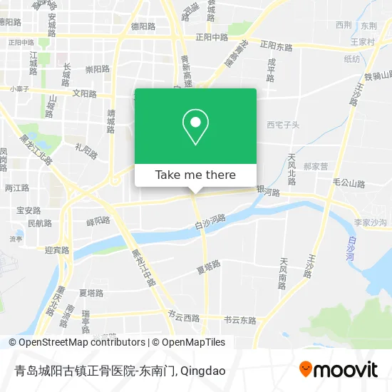 青岛城阳古镇正骨医院-东南门 map