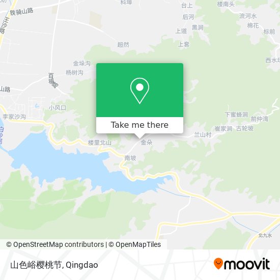 山色峪樱桃节 map