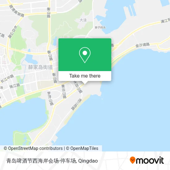 青岛啤酒节西海岸会场-停车场 map