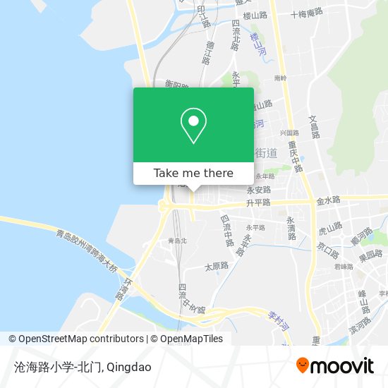 沧海路小学-北门 map