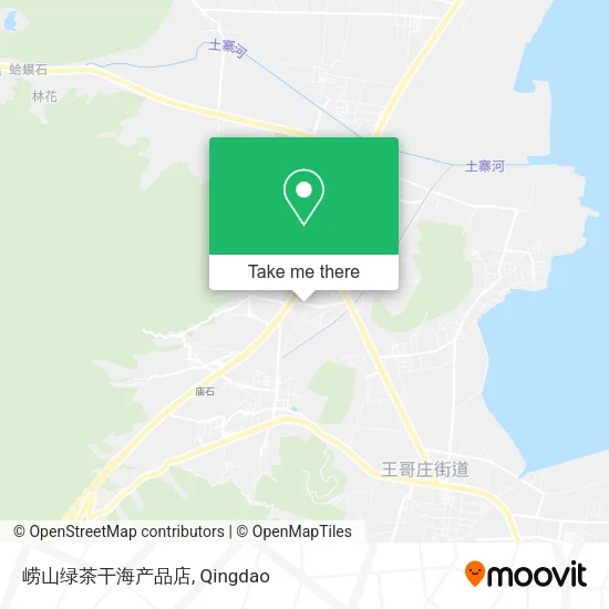 崂山绿茶干海产品店 map