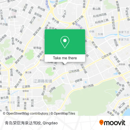 青岛荣臣海泉达驾校 map