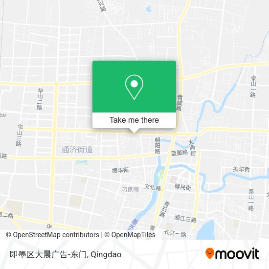 即墨区大晨广告-东门 map