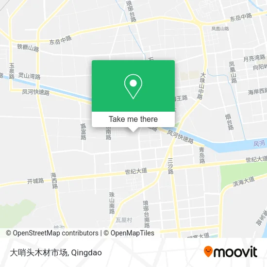 大哨头木材市场 map