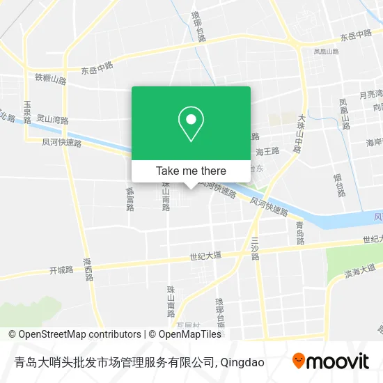 青岛大哨头批发市场管理服务有限公司 map