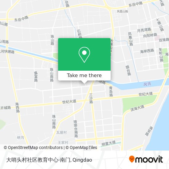 大哨头村社区教育中心-南门 map