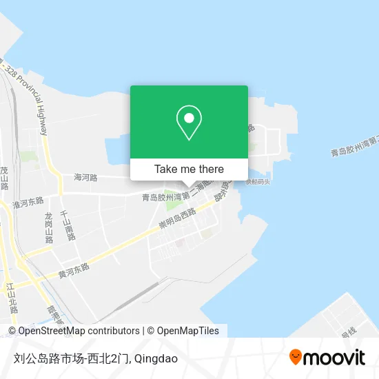 刘公岛路市场-西北2门 map