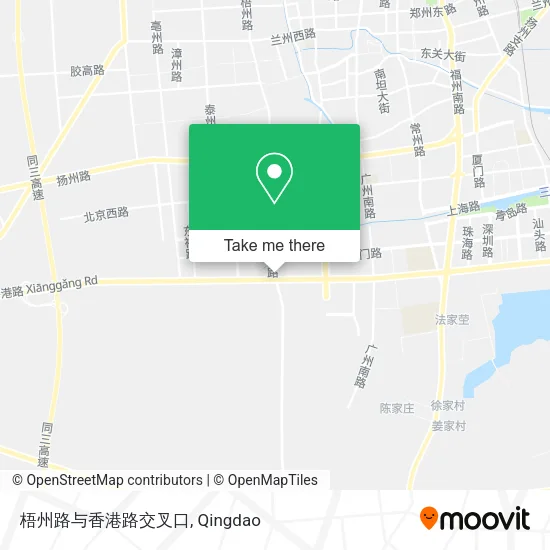 梧州路与香港路交叉口 map
