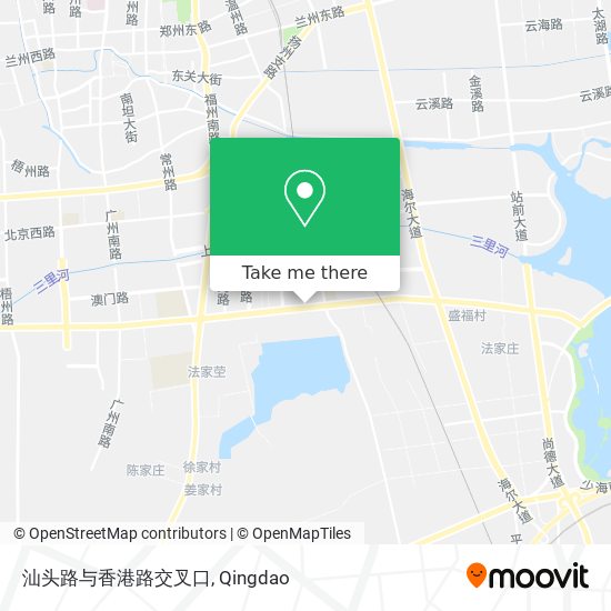 汕头路与香港路交叉口 map