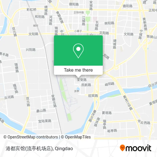 港都宾馆(流亭机场店) map