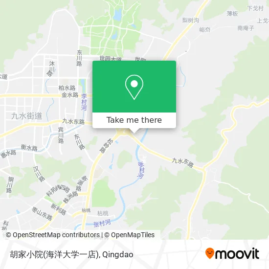 胡家小院(海洋大学一店) map