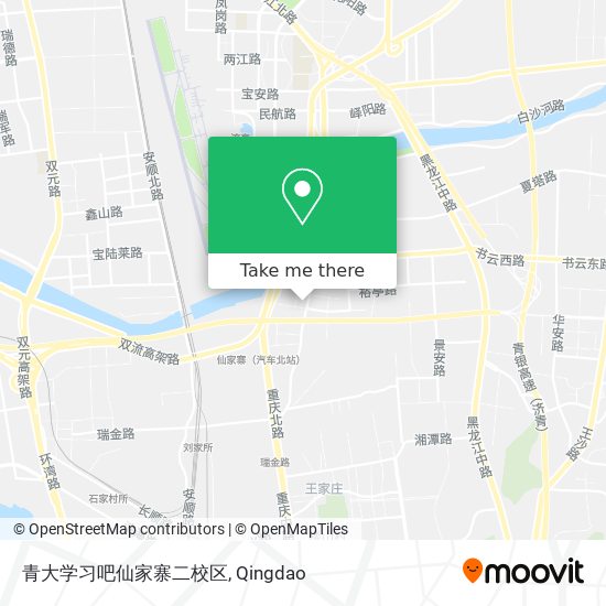 青大学习吧仙家寨二校区 map