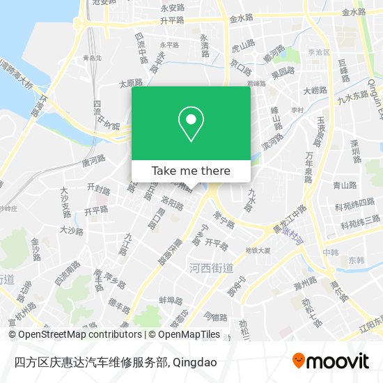 四方区庆惠达汽车维修服务部 map