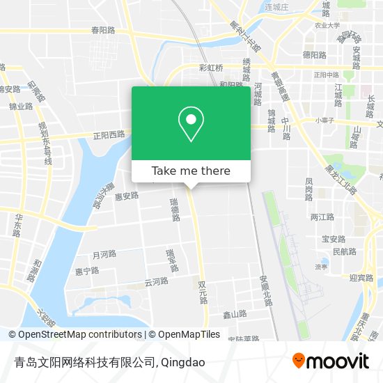 青岛文阳网络科技有限公司 map