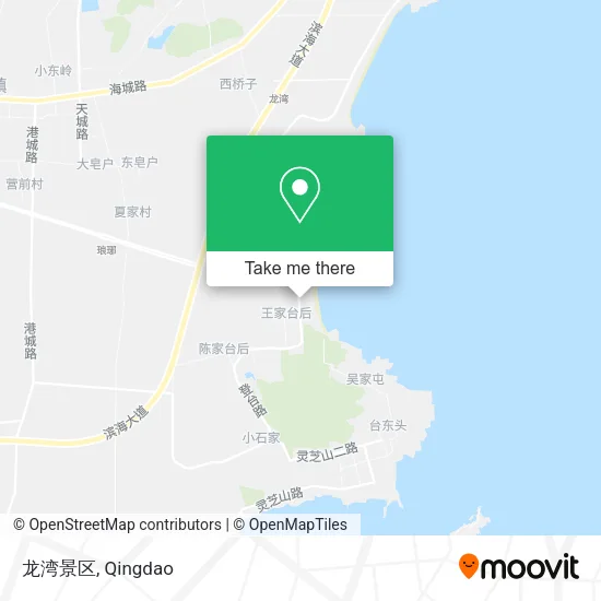 龙湾景区 map