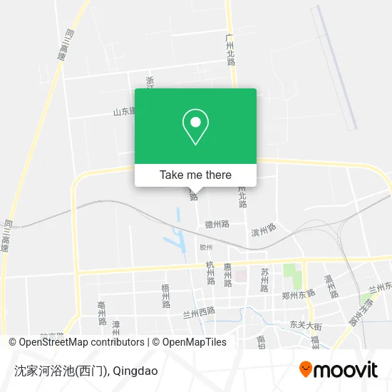 沈家河浴池(西门) map