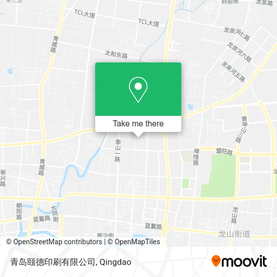 青岛颐德印刷有限公司 map