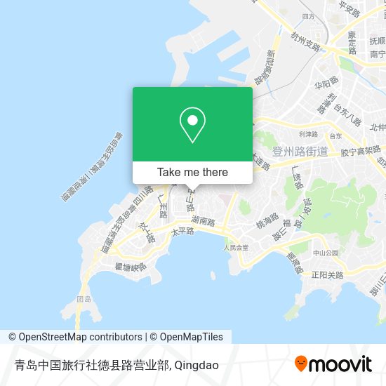 青岛中国旅行社德县路营业部 map
