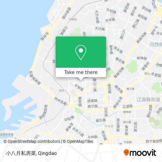 小八月私房菜 map